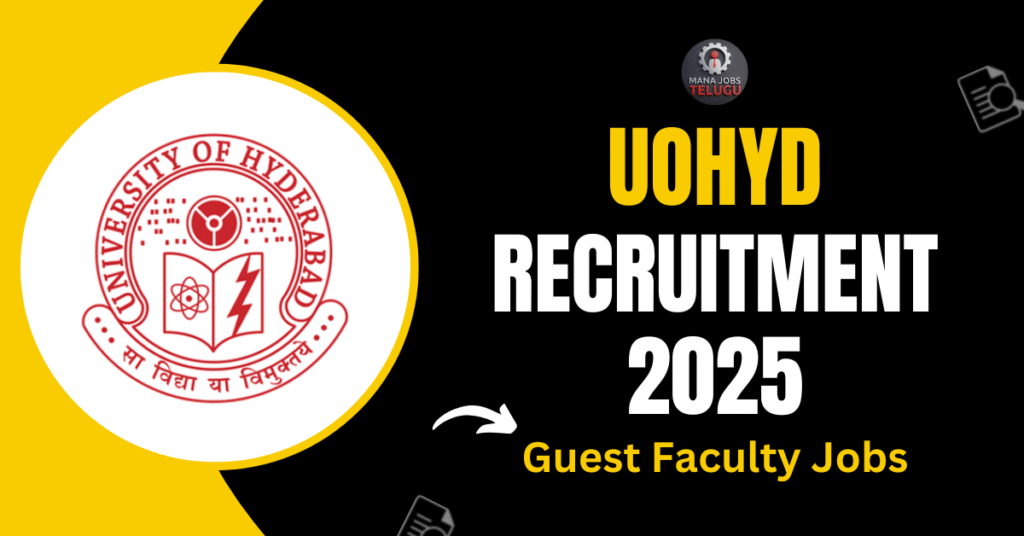 UOHYD Recruitment 2025