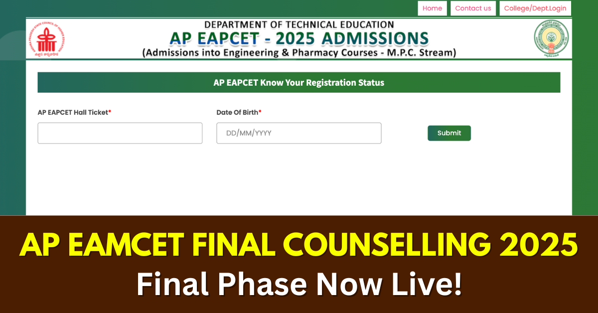 AP EAMCET Counselling 2025