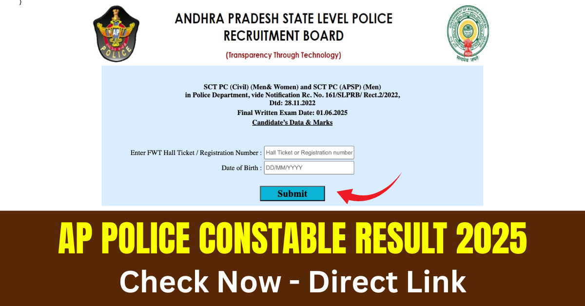 AP Police Constable Result 2025