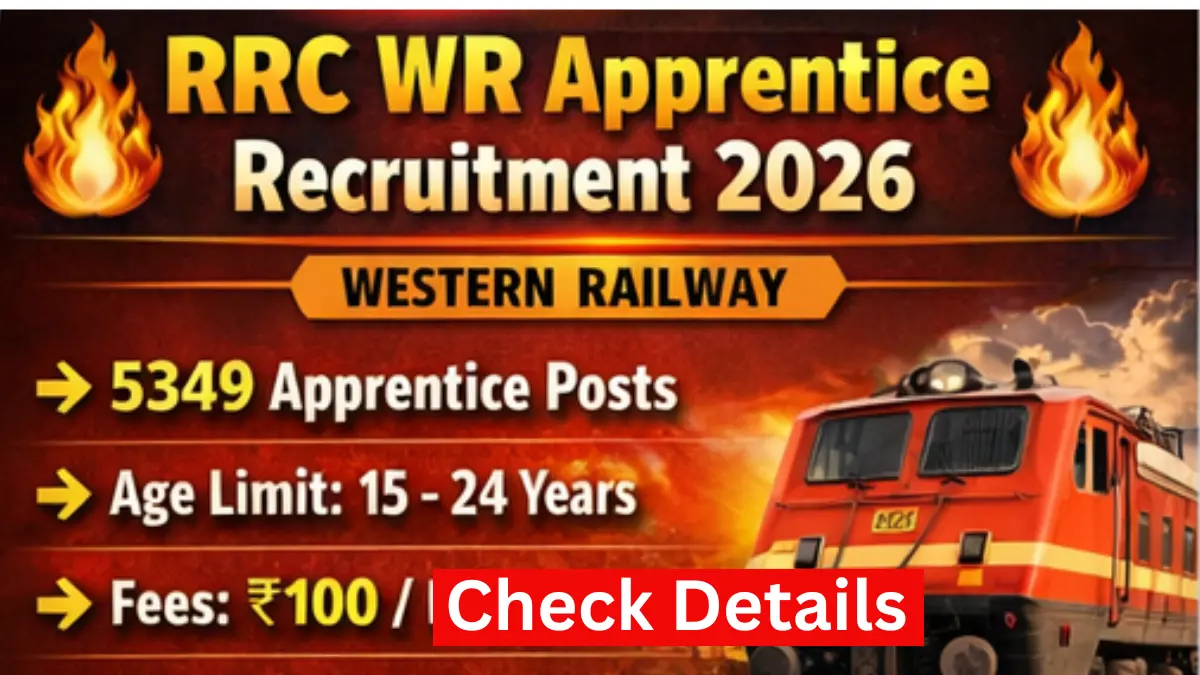Western Railway Recruitment 2026: Apply Now for 5,349 Apprentice Jobs