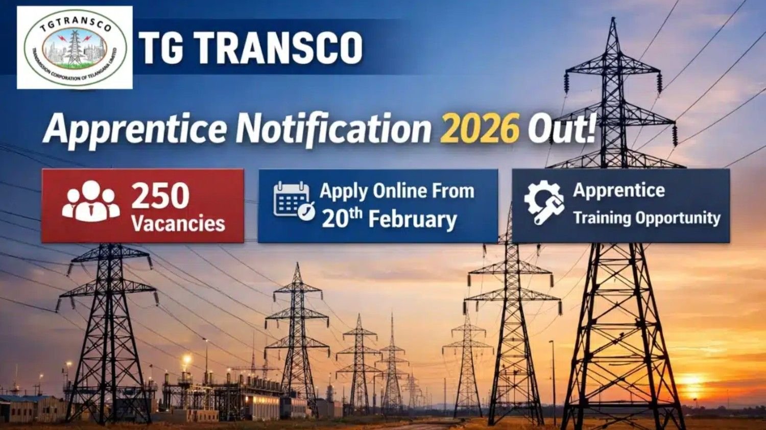 TGTRANSCO Recruitment 2026: Apply Now for 250 Apprentice Positions!