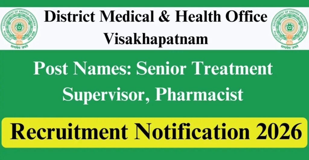 DMHO Visakhapatnam Recruitment 2026: Apply Now for Exciting Jobs!