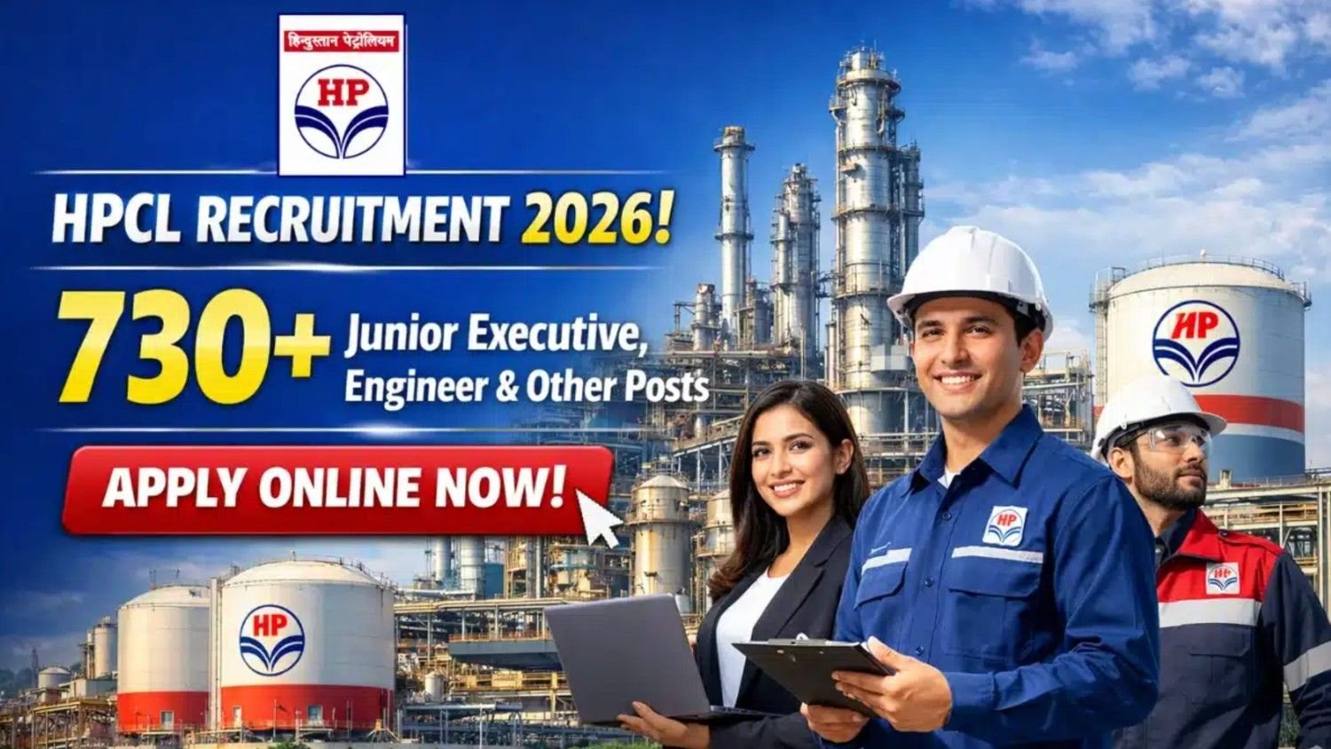 Hindustan Petroleum Recruitment 2026: Apply Now for Various Positions!