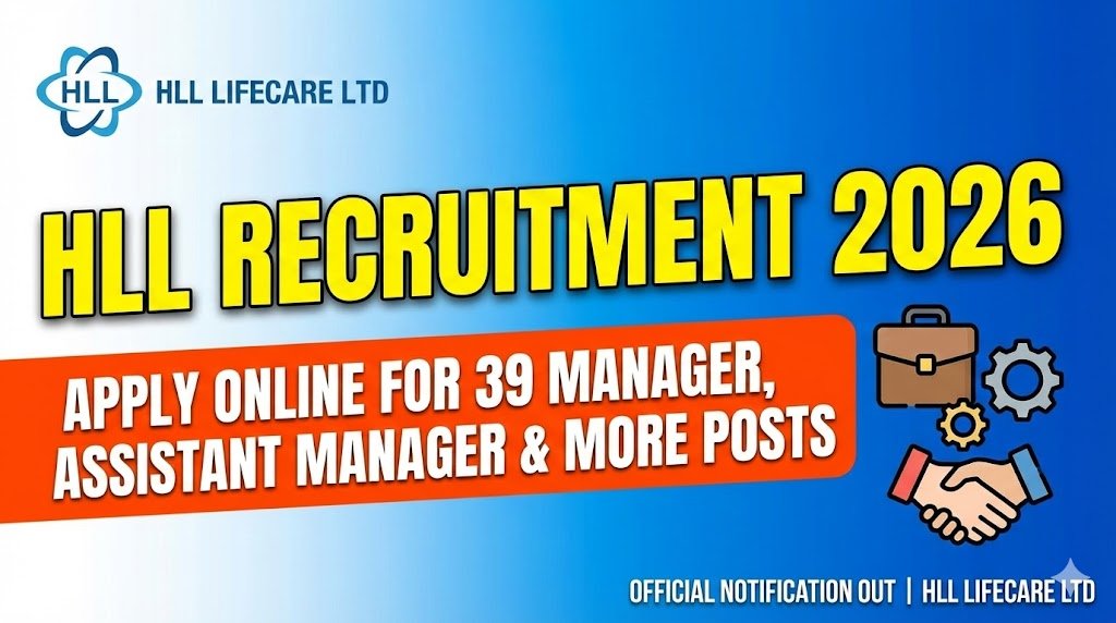 HLL Lifecare Hiring: Apply Now for 39 Recruitment Positions 2026