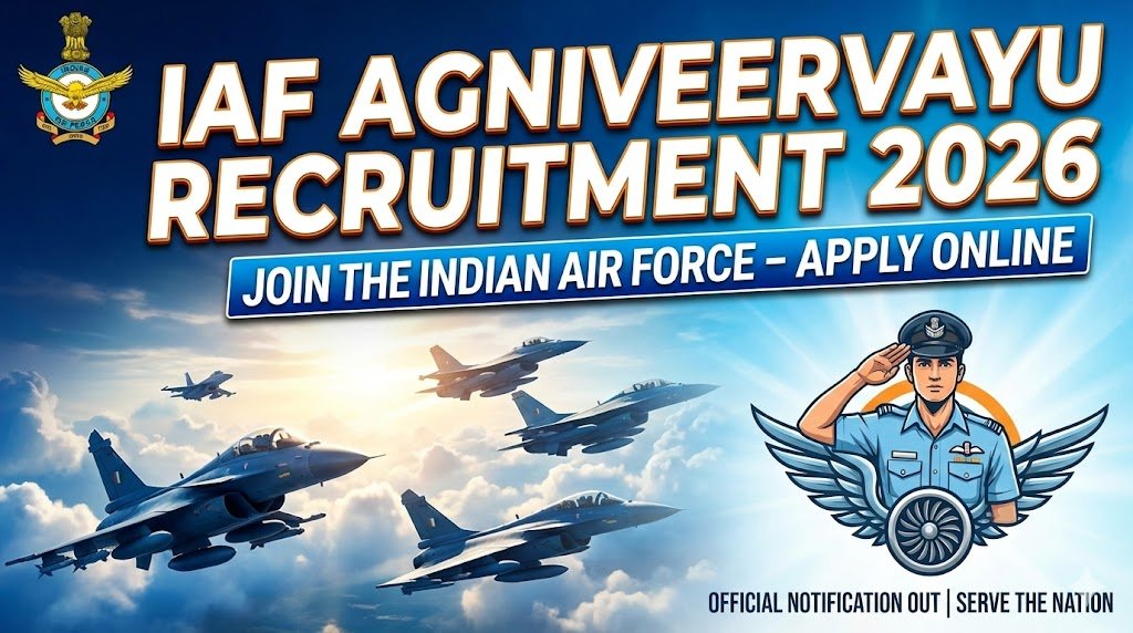 Indian Air Force Recruitment 2027: Apply Now for Agniveervayu!