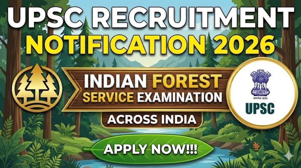 UPSC Recruitment 2026: Apply Now for Indian Forest Service Examination