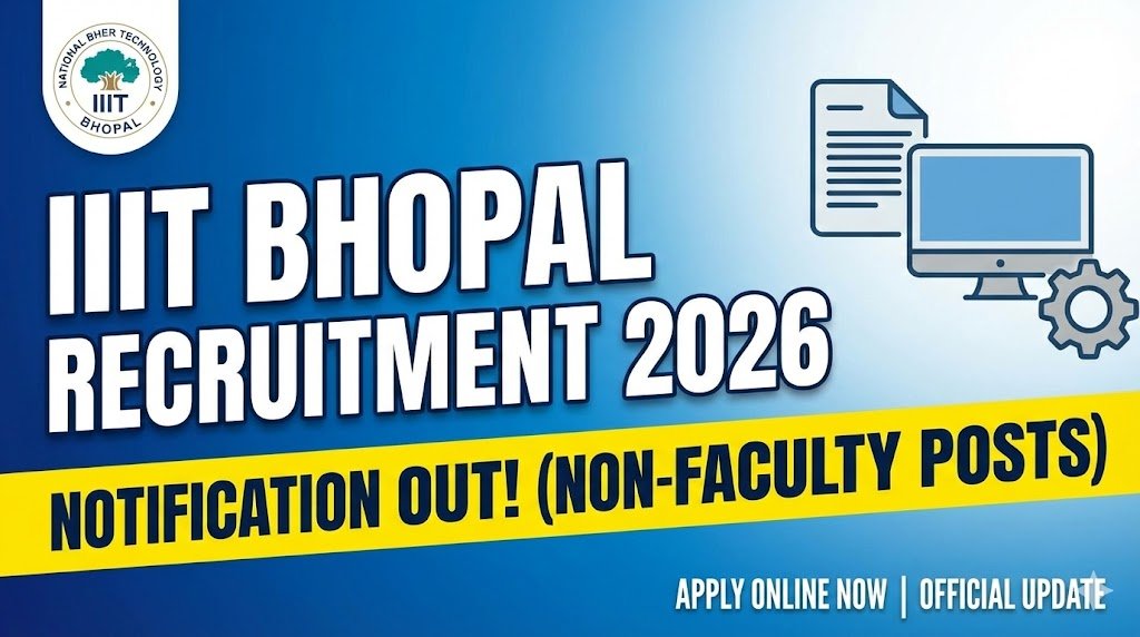 IIIT Bhopal Hiring 2026: Apply Now for Non-Faculty Recruitment!