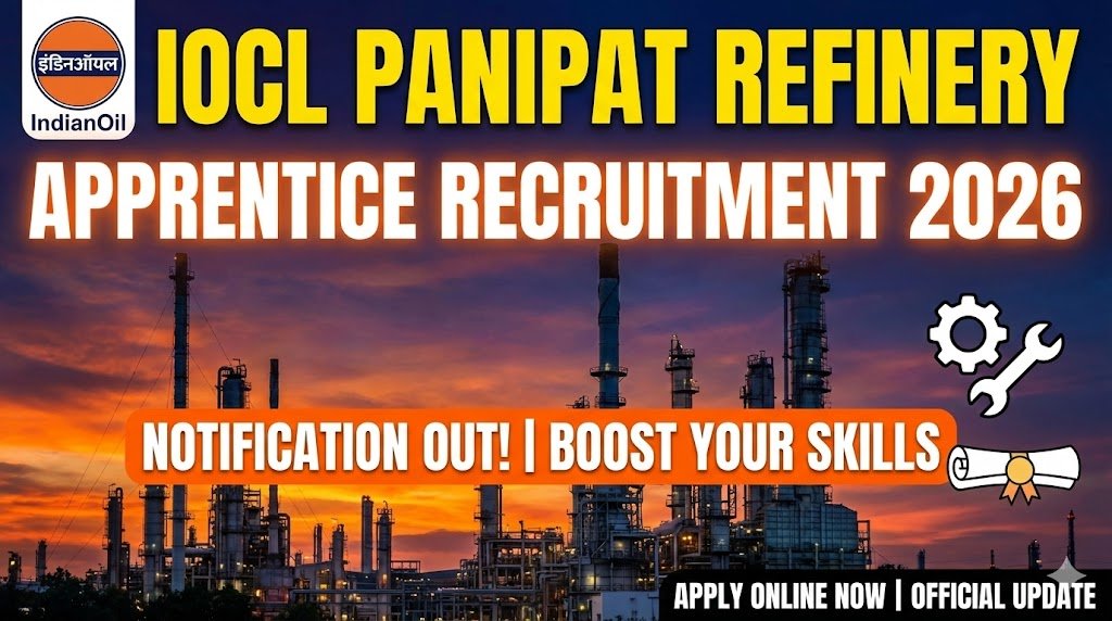 Indian Oil Corporation Limited Hiring Apprenticeship Recruitment 2026 - Apply Now!