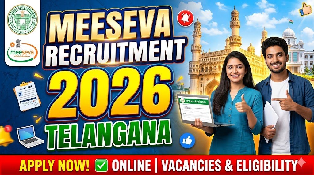 Adilabad District Hiring: MeeSeva Recruitment 2026 - Apply Now!