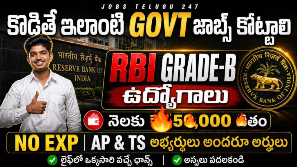 RBI Grade B Recruitment 2026: Apply Now for 60 Officer Positions