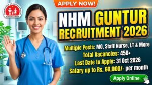 NHM Guntur Hiring: Apply Now for 2026 Recruitment Opportunities