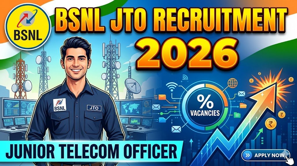 BSNL Hiring 2026: Apply Now for Junior Telecom Officer Recruitment