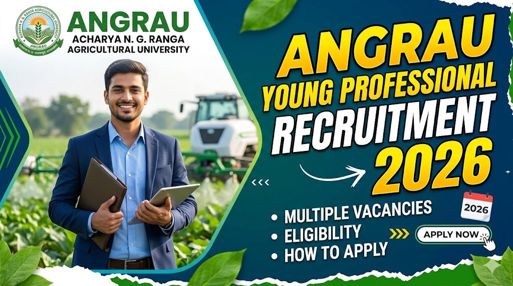 ANGRAU Hiring Young Professionals 2026: Apply Now for Recruitment