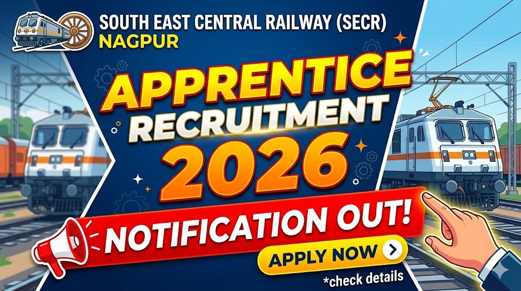 South East Central Railway Hiring Act Apprentices 2026 - Apply Now!