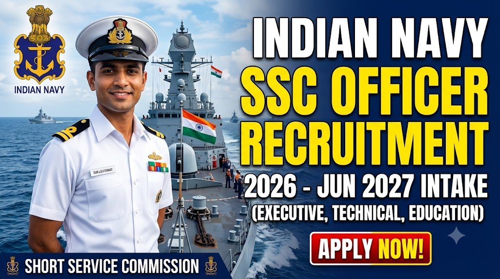 Indian Navy Hiring SSC Officers 2026: Apply Now for Recruitment!