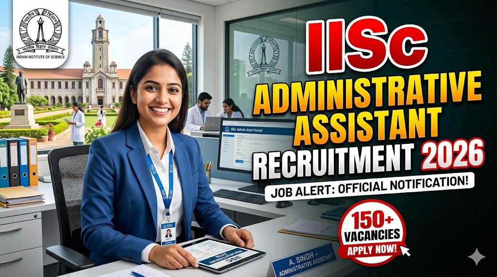 IISc Hiring Administrative Assistants - Apply Now for Recruitment 2026