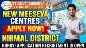 Collector & District Magistrate Nirmal Hiring for MeeSeva Recruitment 2026 - Apply Now